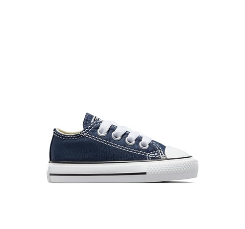 Converse All Star OX 7J237 - Zapatillas de tela para Niños, Azul (Marine), 23 EU
