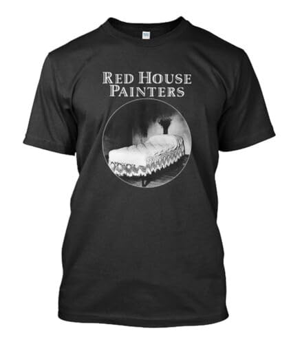 Photo de Best Red House Painters Down Colorful Hill Rock American T-Shirt Size S-2XL BlackSmallBlackS