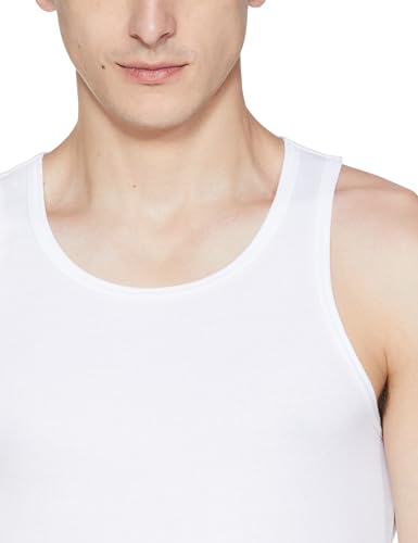 Image of Jockey 8823 Men Super Combed Cotton Rib Round Neck Sleeveless Vest with StayFresh Properties (Pack of 3) Regular Fit