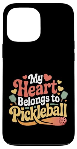 My Heart Belongs To Pickleball �p�h���v���[���[ |- �X�}�z�P�[�X iPhone 13 Pro Max �p