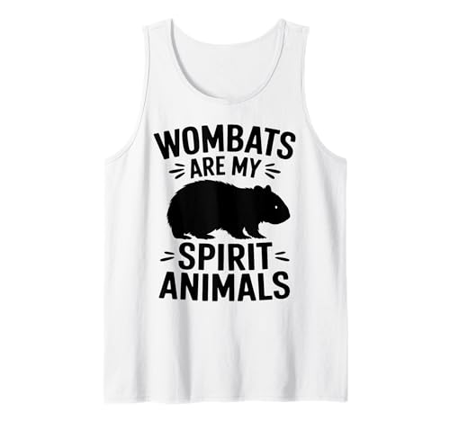 Wombats Are My Spirit Animales Divertido Wombat Camiseta sin Mangas