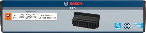 Coffret de douilles PRO Impact Bosch haute résistance 96x56mm - 3