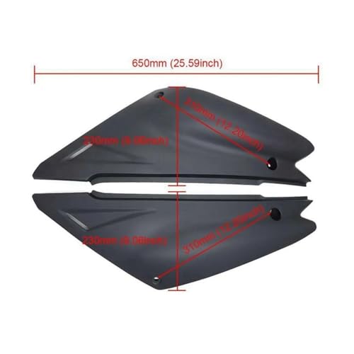 Spillplate carénage droit pour moto GXT200 DR200 plaque - 2