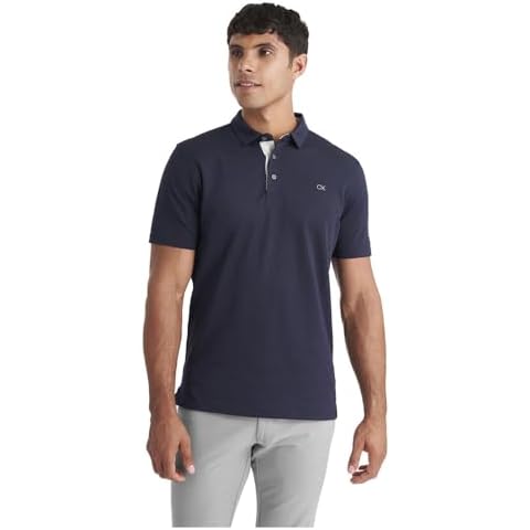 Calvin Klein Mens Campus Coastal Polo Shirt Cover