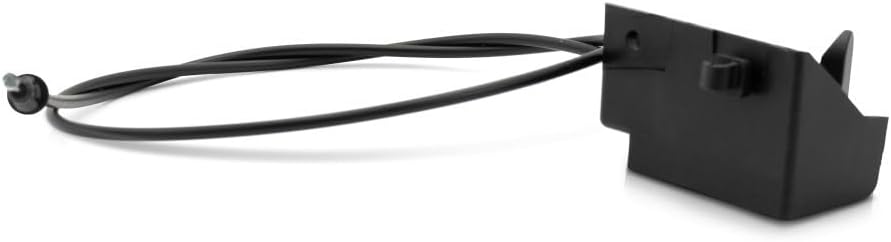 KarParts360 For Chevy S10 2002 2003 2004 Hood Release Cable | Black | Plastic/Metal | With Handle | Replacement For 15097973