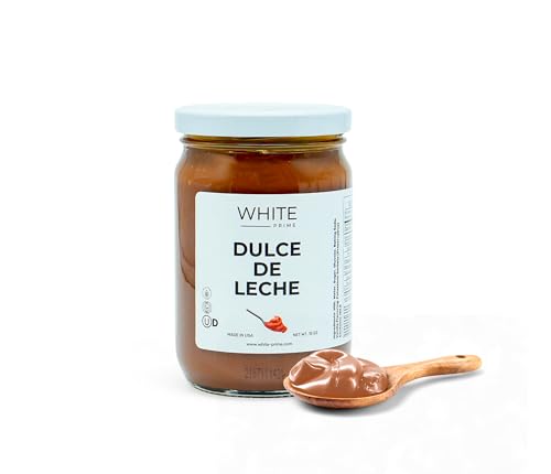 White Prime Dulce de Leche- 15 oz Glass Jar – Argentinian Style C...