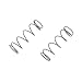 Kyosho Big Shock Spring, Gray, Small/6.5-1.4/70mm