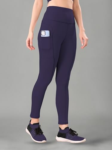 Image of Women High Rise Gym Wear Tights Stretchable Yoga Pants Fitness Leggings Gym Pants Multipurpose Slim Fit Track Pant Workout Active Wear Lower