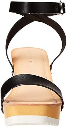 Madden Girl Women's Caprise Heeled Sandal, Black Paris, 10 | Image 1