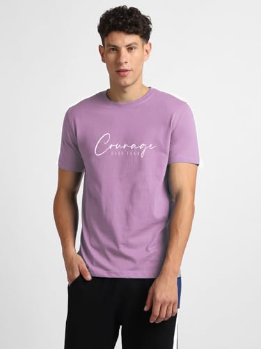 Image of Nobero Men's Regular Graphic Printed T-Shirt for Men | Soft Cotton | Classic Fit | Printed Casual Tshirt for Men
