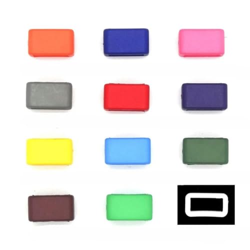 30 piezas/paquete 3/8 'coloridos plástico guardián cinturón bucle cuadrado hebillas/arnés de collar de gato correas de mochila correas 10 mm-púrpura 30 piezas