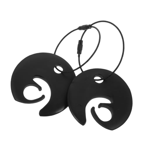 SUPVOX Efficient Disk Clip Wire Cable 2pcs Plastic Flying Disc Organizer Hook Holder for Outdoor Activities