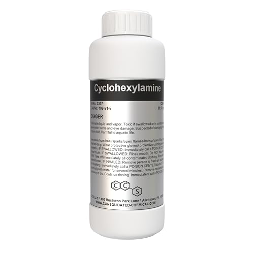 Cyclohexylamine - Premium-Quality Industrial and Laboratory Grade Chemical (100mL (3.3 Fl Oz))