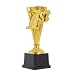 Juvale Award Trophy - 1st Place Gold Plastic Trophy for Sports Tournaments, Competitions, 3 x 8.3 x 3 Inches