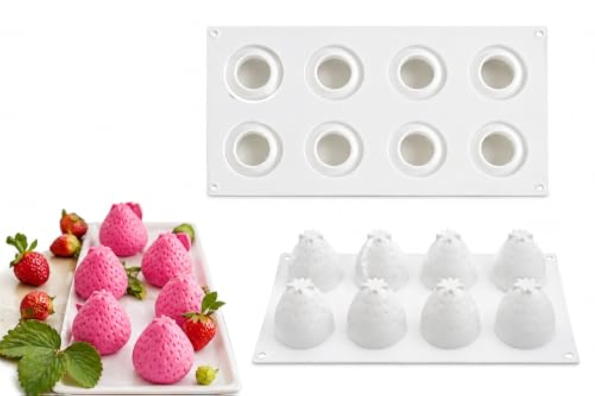 Strawberry Delight Silicone Mold for Handmade Crafts