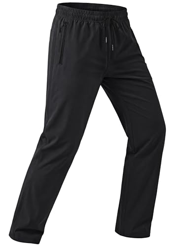 MAGCOMSEN Mens Hiking Pants Lightweight Quick Dry Workout Athletic Joggers