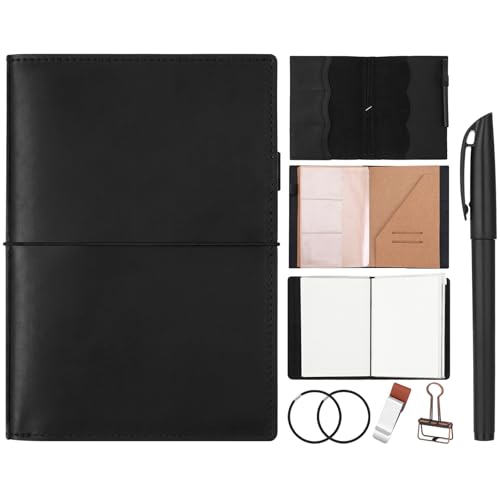 Inserts de journal de voyage A5 et couverture cuir pour vos récits