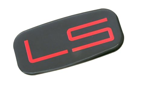 Image of 2pcs New LS Cab Emblems 3D Badge Logo Roof Pillar Replacement for 99-07 Pickup Truck SUV 15036135 (Red)