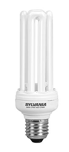 5 Pack Sylvania 23W 23 WATT ES Fast Start E27 COOL WHITE = 103W 4000K 35129