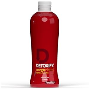 Detoxify – Mega Clean Herbal Detox Cleanse Drink – Full body cleanse detox for women and men – Same day results – Plus sticker