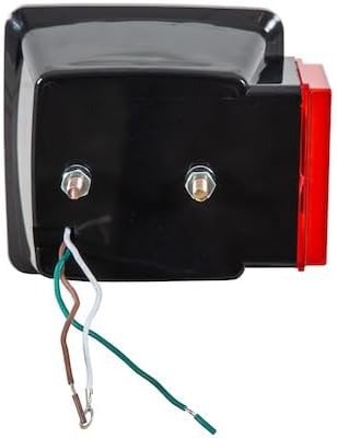 Buyers Products 5625111 Passenger Side 5" Box-Style LED Stop/Turn/Tail Light for Trailers Under 80" ES w