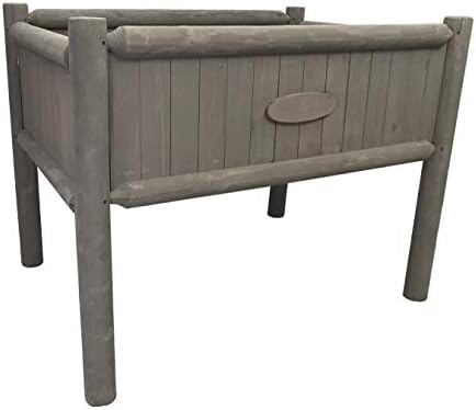 Boldly Growing Raised Planter Box - Elevated Kit to Grow - Tall (Gray)