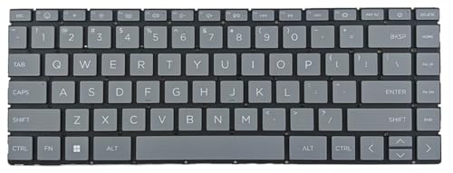 �����p FOR HP Pavilion Plus 14-ew0000 14-ew0022TU 14-ew0023TU �i�O���[�j �݊����̂�������L�[�{�[�h