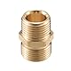 VekAuto Hochdruckreiniger-Anschluss, G1/2 auf 14mm M22x1.5 männlicher und weiblicher Adapter aus Messing Schraubenschlauchanschluss Universal für Hochdruckreiniger Messing Kupferton