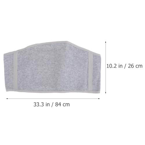 Faja lumbar Luxshiny talla L algodón transpirable gris claro miniatura 2