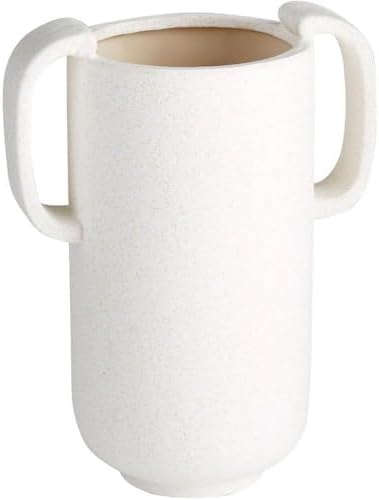 Dusty Miller - Large Vase-12.25 Inches Tall and 6.25 Inches Wide