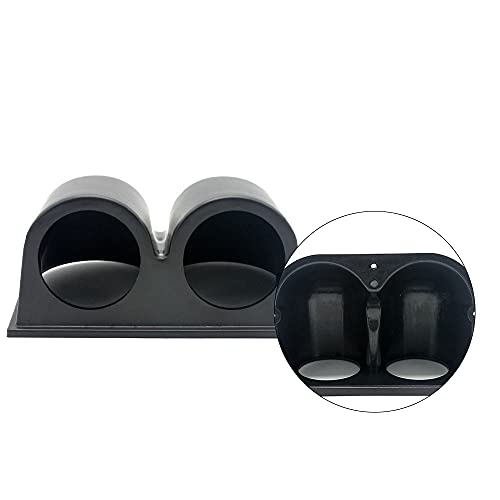 ANCLLO Universelles Armaturenbrett-Pod für Zusatzinstrumente mit zwei Stärken 52 mm – passend für jede Marke / Modell – ABS-Kunststoff – Befestigung am Fahrzeug-Armaturenbrett