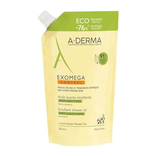 A-DERMA EXOMEGA CONTROL Duschöl Nachfüllpackung, 500 ml Gel de ducha