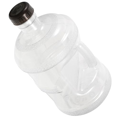 Toyvian Portable Water Jug Capacity Water Storage Container Durable and Sturdy for Camping and Outdoor Use Transparent Material with Lid