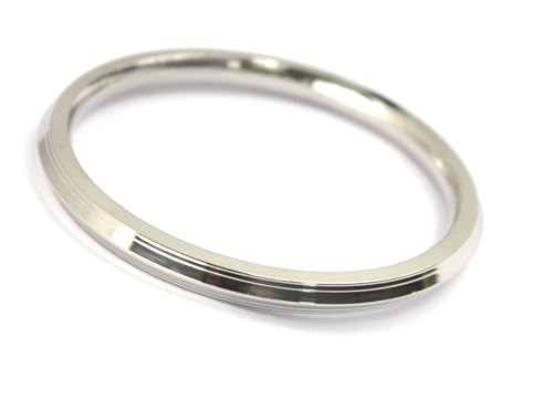 Hijet Punjabi Sikh Kada,Kada For Men,0.8 mm Thickness Link Kada for Men Fashion Style (6.5 Cm)