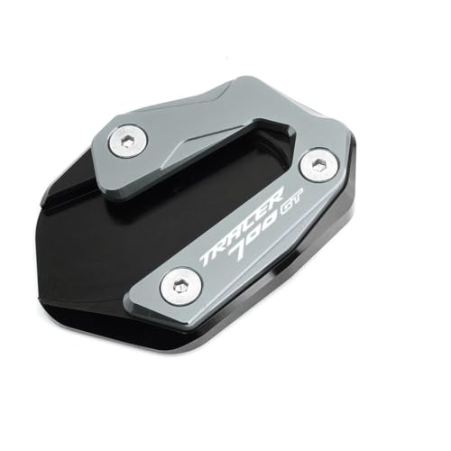 Agrandir plaque béquille Tracer 700GT pour éviter la chute de la moto