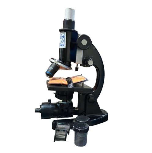 Image of LABGO Compound Student Microscope with LED Lamp | 50 Blank & 2 Prepared Slides | ISO Certified | Biological Lab Microscope for Students, Schools & Research Use