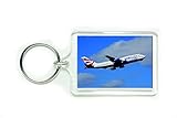 Tausende von Designs. Delta Photography Schlüsselanhänger mit Flugzeugfoto von Passenger Jet
