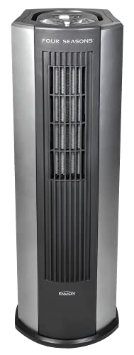 ENVION Four Seasons FS200 Heizlüfter, Luftreiniger, Luftbefeuchter und Ventilator - Keramik Heizlüfter energiesparend 2000 Watt, leise, HEPA-Filter gegen Pollen, Staub, Viren - Standventilator, grau thumbnail