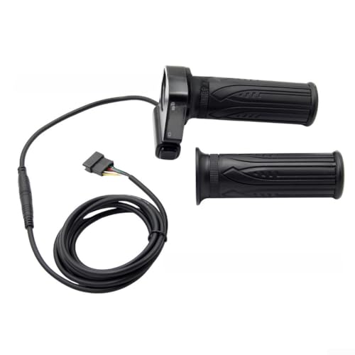 Para Jetson Haze plegable acelerador de bicicleta 48 V 6 pines DY16 con pantalla LCD que ofrece un control de crucero fiable y seguimiento de nivel de batería para paseos más largos