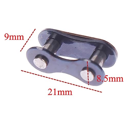Ort Bicycle Chain Master Link Single Speed Connector, Metal Bike Master Link Single Speed Chain Connectors, Reusable Chain Connecting Link For Quick Joint Coupling, 2X Black Single Chain Master Links #TOP5