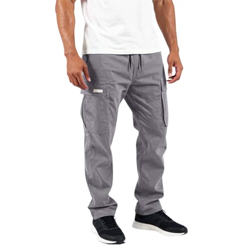 Cargo Joggers Men Mens Work Pants with Pockets Baggy Pants Men Cargo Lightweight Sweatpants4