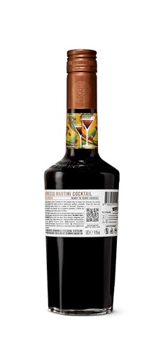 De Kuyper Espresso Martini Ready-To-Drink Getränke-Mix für 4 servierfertige Cocktails 14.5% Vol (1 x 0.5l
