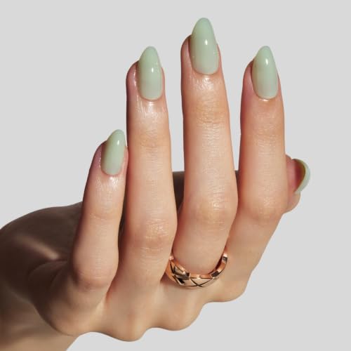 Jelly Mint Green Press On Nails