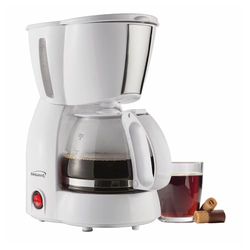 Image of Brentwood Appliances TS-213W 4 Cup Coffee Maker, White