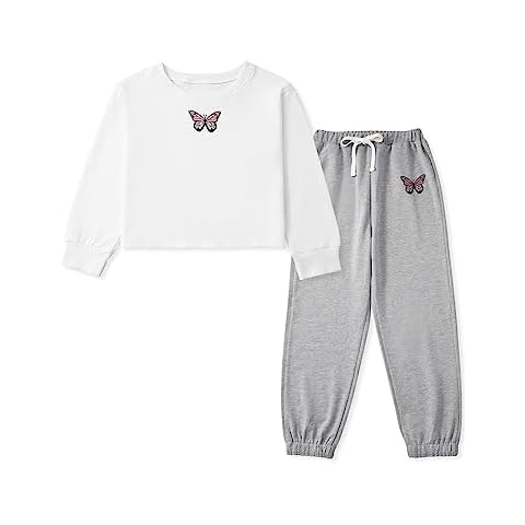 Girls Butterfly Tracksuit Set for Spring Cover
