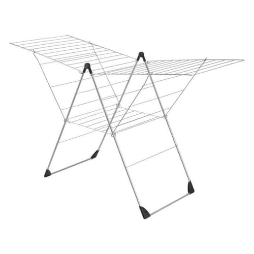 Metaltex - Séchoir sur Pieds - Vento, Silver Façon Chrome