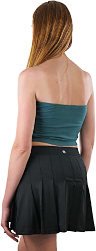 Image of ToBeInStyle Women's Cotton-Spandex Blend Stretchy Tube Top