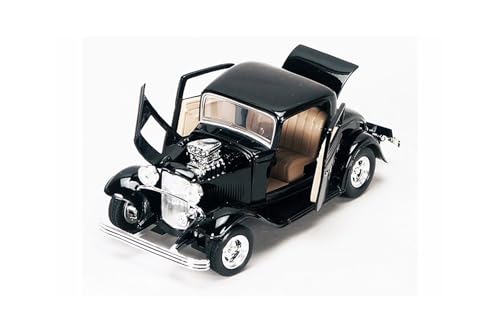 1932 Ford Coupe Hardtop, Negro 1:24 Modelo a Escala miniatura 2