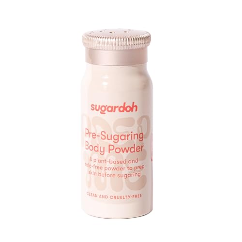 Sugardoh Pre-Wax Body Powder - Plant-Based & Talc-Free Handmade Skin Prep Powder for Sugar Waxing Kit for Women - Pre-Sugaring Preparation to Absorb Moisture & Oil for Easy Hair Removal - 0.75 oz