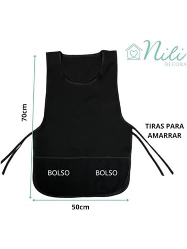 Kit 2 Avental Bata Oxford Jaleco Feminino Frente E Verso
